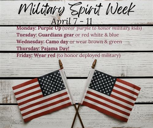 Military Spirit Week!